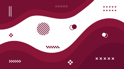 Flat Minimal Geometric Abstract Background Design