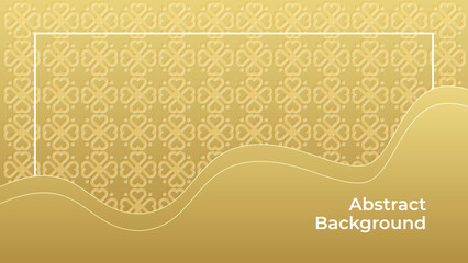 Golden Abstract Decorative Background Design
