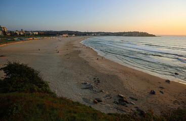Sunrise on Bondi Beach - Coastal Walk, Sydney, Australia