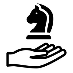 planning glyph icon