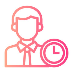 worker gradient icon