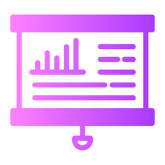 presentation gradient icon