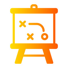 strategy gradient icon