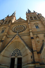 The front of St Mary's Cathedral - Sydney, Australia