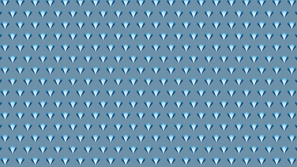 diamon rock jewerly pattern on blue wallpaper, vector illustration