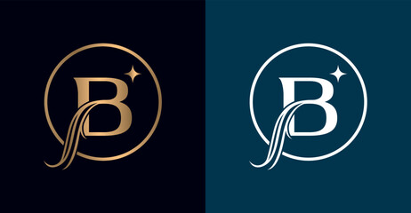 B Letter Monogram 