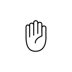 Road sign stop icon vector logo design template