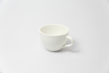 Obraz na płótnie Canvas white cup of coffee