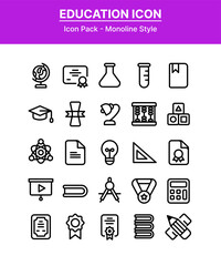 Outline Education Icon Pack