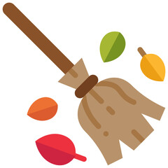 broom flat icon