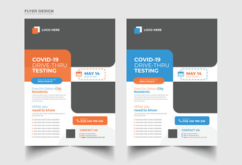 Corporate healthcare Layout template design.