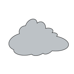 Cloud color illustration.