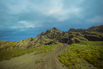Fototapeta premium mountains in the Republic of North Ossetia-Alania