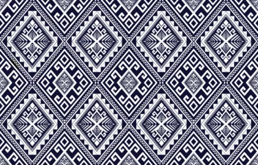 Papier Peint photo Lavable Style bohème Abstract ethnic geometric pattern vector. Native African American Mexican Aztec motif and bohemian pattern vector elements. designed for background, wallpaper, print, wrapping,tile.vector Aztec motif 