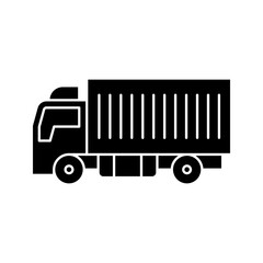 Truck icon. sign for mobile concept and web design. vector illustration