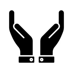 Praying icon. sign for mobile concept and web design. vector illustration