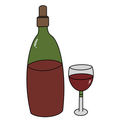 water bottle illustration