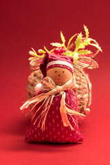 Handmade doll for Christmas