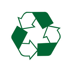 Recycle icon vector