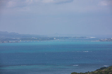 Fototapeta na wymiar 沖縄の空と海