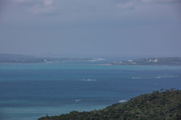 Fototapeta na wymiar 沖縄の空と海