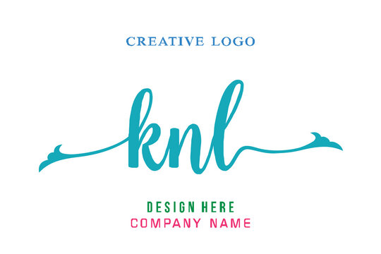 KNL lettering, perfect for company logos, offices, campuses, schools, religious education