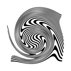 wave curve pattern on wall.Optical illusion striped wrapped background vector design.illusion striped wrapped background.Vintage perforated texture.Interference illusion moire pattern. wave curve .