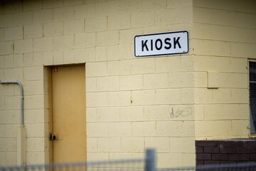 kiosk at a football club in australia