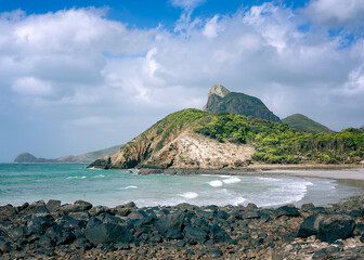Naklejka premium Partial landscape of Con Dao island, KienGiang province, Vietnam