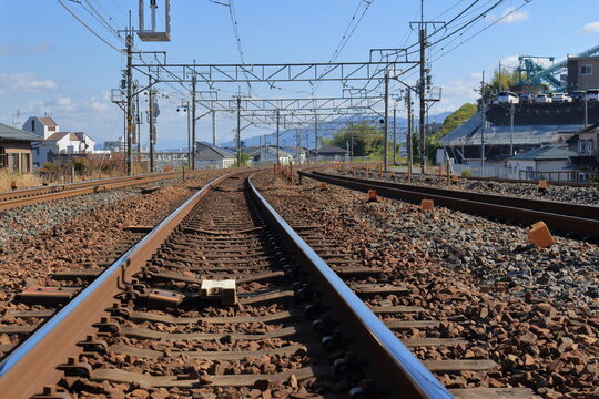 並行して走る線路