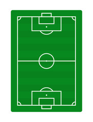 Football field with stripe pattern vector flat style.Football Formation background.
