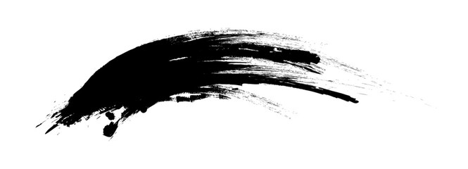 筆の筆跡。筆で描かれたライン。正月素材。和風素材。