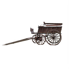 Fototapeta premium Medieval Carriage Coach