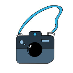 Camera color illustration