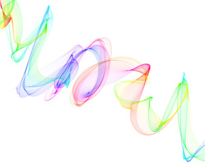 simple colorful fractal grapich overlay PNG