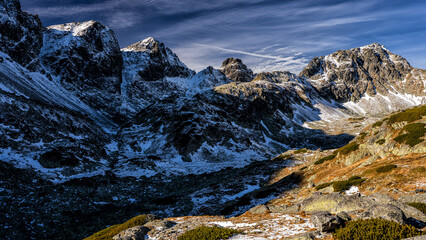 Fototapeta na wymiar The Great Cold Valley, Tatra National Park, Slovakia.