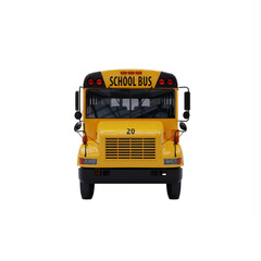 Back to School Bus isolated