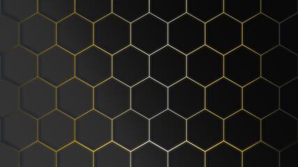 seamless pattern with hexagon