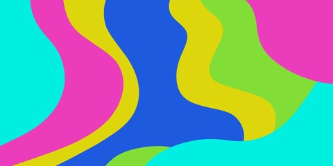 Artistic simple modern bright abstract illustration. The stripes are hand drawn on a purple background