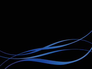 高級感のあるライン　ブルー