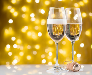 Champagne glasses