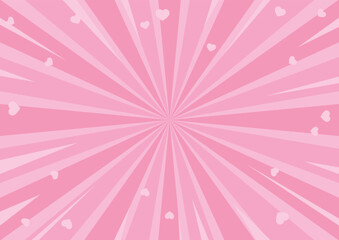 Abstract pink background with little hearts. Decoration banner themed Lol surprise doll girlish style. Invitation card template.