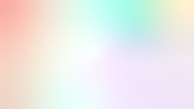 Fototapeta Abstract Background. Soft green and blue color vector abstract background for web design. Pastel Multi Color Gradient Vector Background,Simple form and blend of color spaces as contemporary background