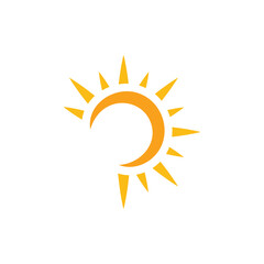 sun illustration logo