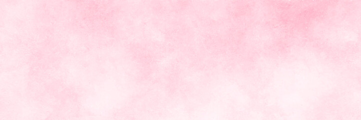 Smeared bright ink light pink color shades gradient illustration on textured paper background. Subtle aquarelle painted magenta watercolor canvas for stain design, invitation card, vintage template