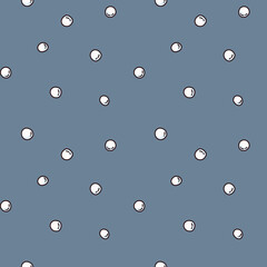 seamless pattern with snowflakes
