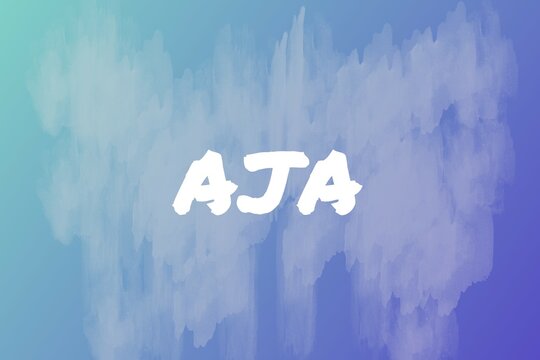 Aja: Illustration mit dem Vornamen Aja