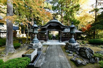 紅葉の福井の永平寺
