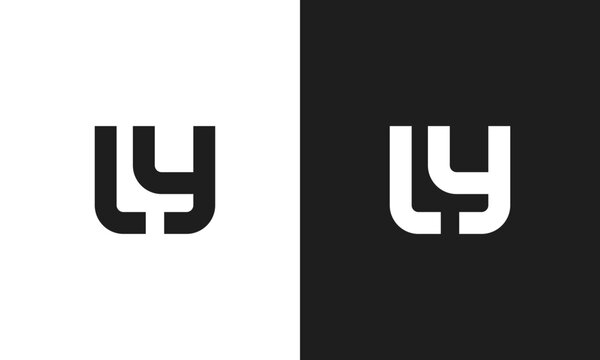 LY, YL initial letters lettermark monogram logo