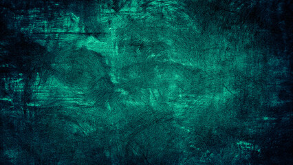dark grungy green texture cement concrete wall abstract background